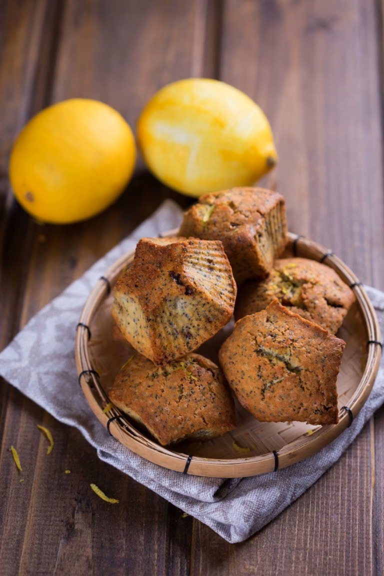 CYTRYNOWE MUFFINY Z MAKIEM