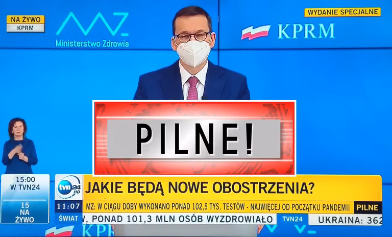 Rząd ogłosił nowe obostrzenia! Wprowadzono twardy lockdown. Podsumowanie konferencji prasowej