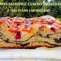 Serowo-Makowe Ciasto Drożdżowe z Morelami i Malinami