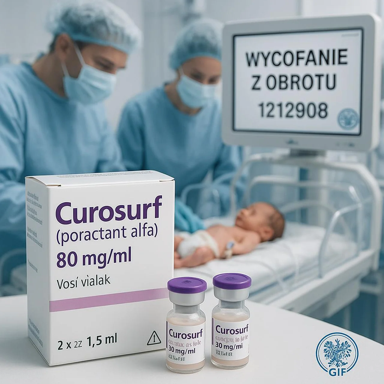 Lek Curosurf wycofany z obrotu! Pilna decyzja GIF