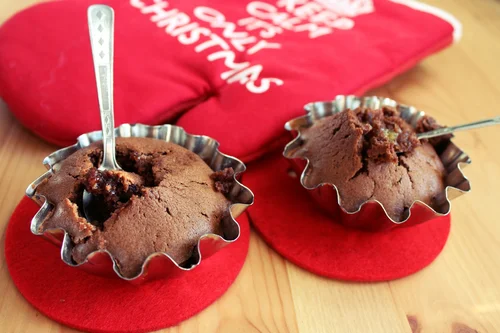 Ochudzone muffinki świąteczne FIT