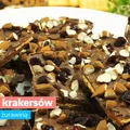 Ciasto z krakersów z orzechami i żurawiną
