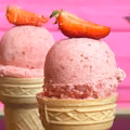 Domowe lody truskawkowe