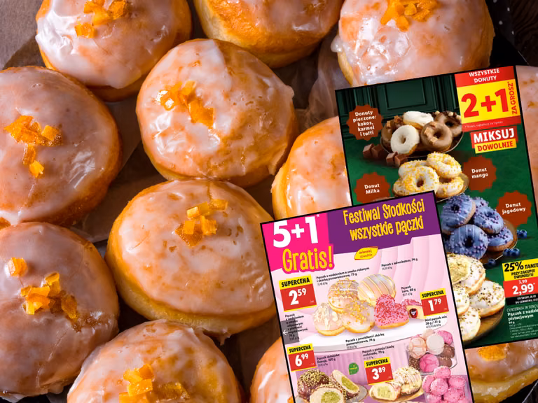 Gdzie kupimy najtańsze pączki? Rekord to 19 groszy za sztukę! (Biedronka, Lidl, Netto)
