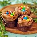 Babeczki brownies z nutellą