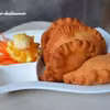 ,,SMAŻONE PIEROŻKI FASZEROWANE MIĘSEM I PIECZARKAMI’’