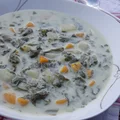 Zupa szpinakowo-szczawiowa