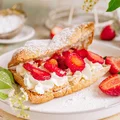 Ciastka z mascarpone i truskawkami