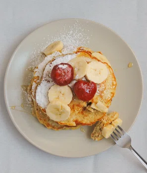 Pancakes z płatkami orkiszowymi