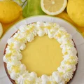 Cytrynowy sernik z lemon curd i białą czekoladą