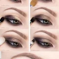 Smokey eye z połyskiem