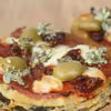 Mini pizze z cukinii wegetariańskie