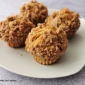 Muffinki z jabłkiem i cynamonową kruszonką