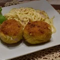 Kotleciki ala Carbonara z makaronem