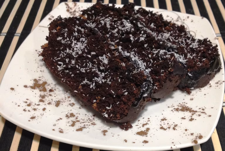 Fasolowe brownie z kokosem