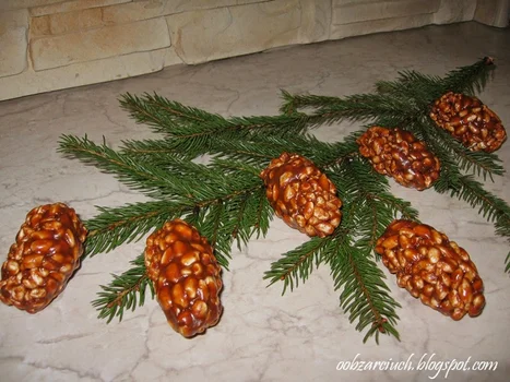 Szyszki z ryżu preparowanego