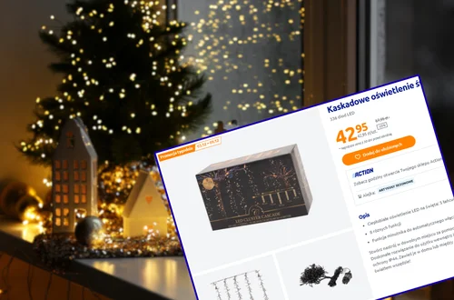 Te lampki z Action za 42 zł zrobią magię w ogrodzie i w domu! Efekt kaskady zachwyca, a miniutnik  jest mega praktyczny