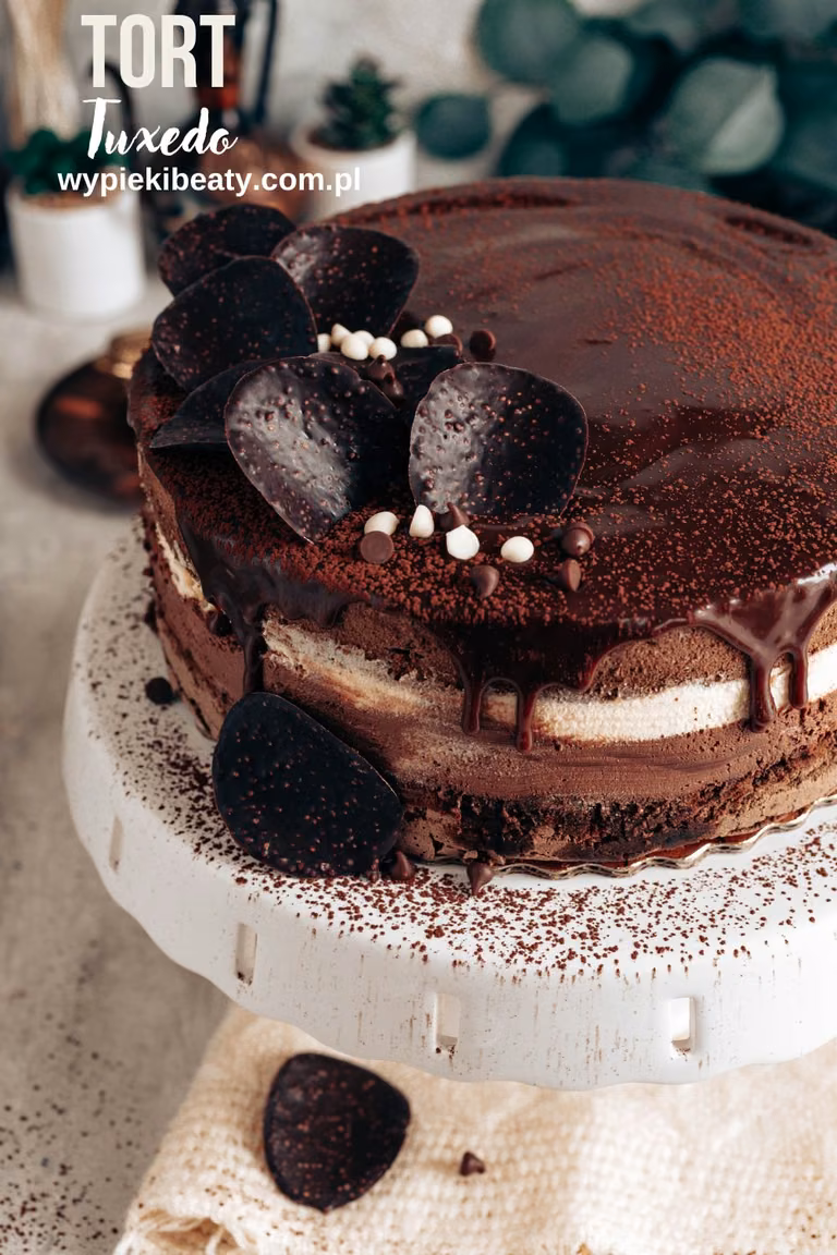 Czekoladowy tort Tuxedo