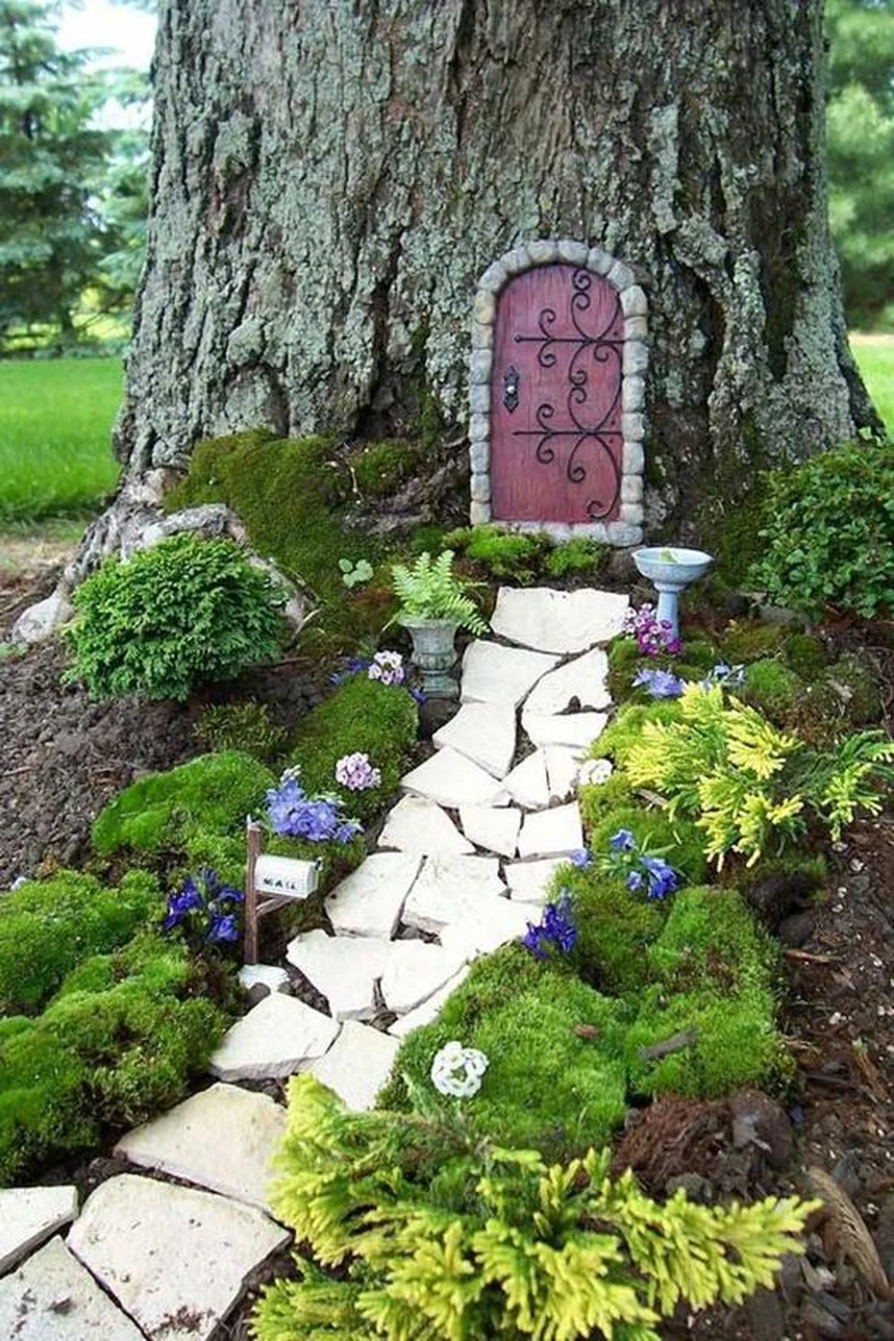 Mini dekoracja ogrodu