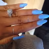 Szpony w kolorze baby blue