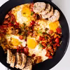 Szakszuka (shakshuka) z kurkami