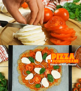 Pizza z pomidorami - przepis od Naturhouse