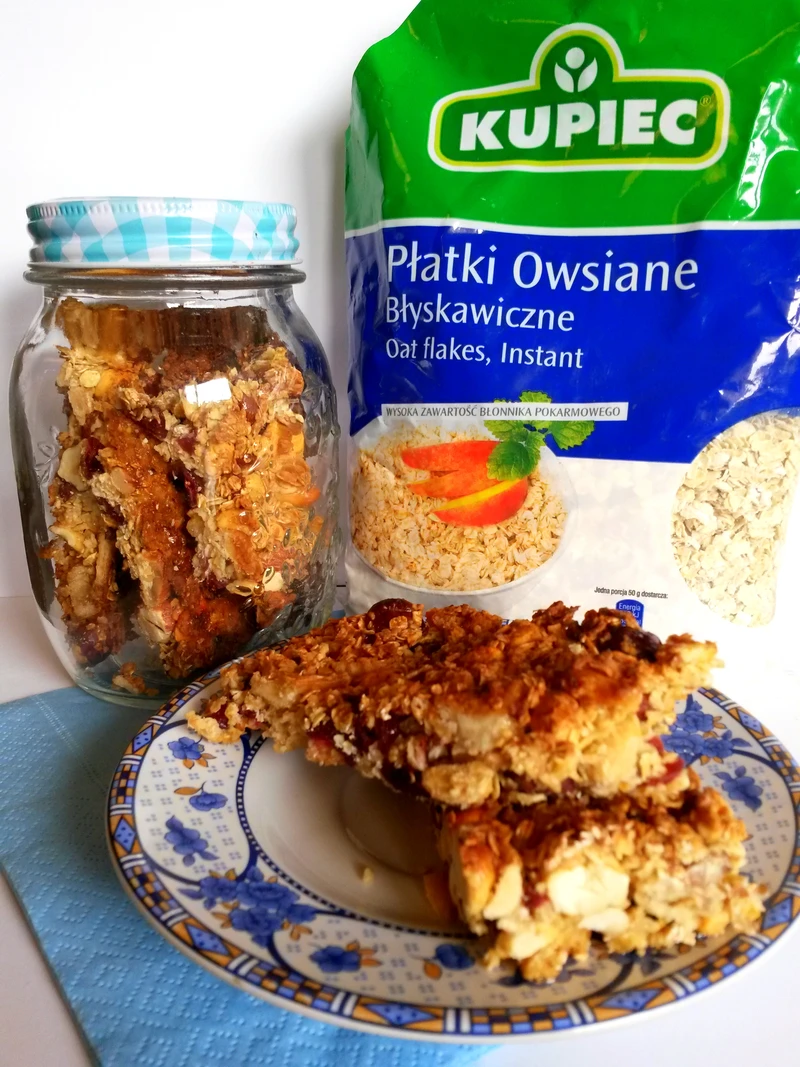 Domowa granola z płatkami owsianymi