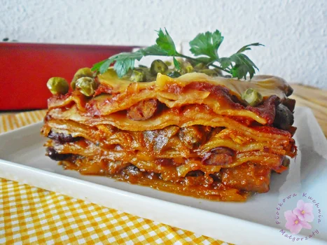 Lazania chili con carne z indykiem