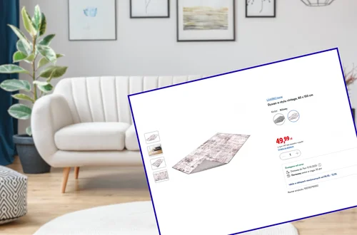 Ten dywan z Lidla za 49,99 zł bosko odmieni salon! Mięciutki, solidnie obszyty, a wzór vintage wygląda luksusowo