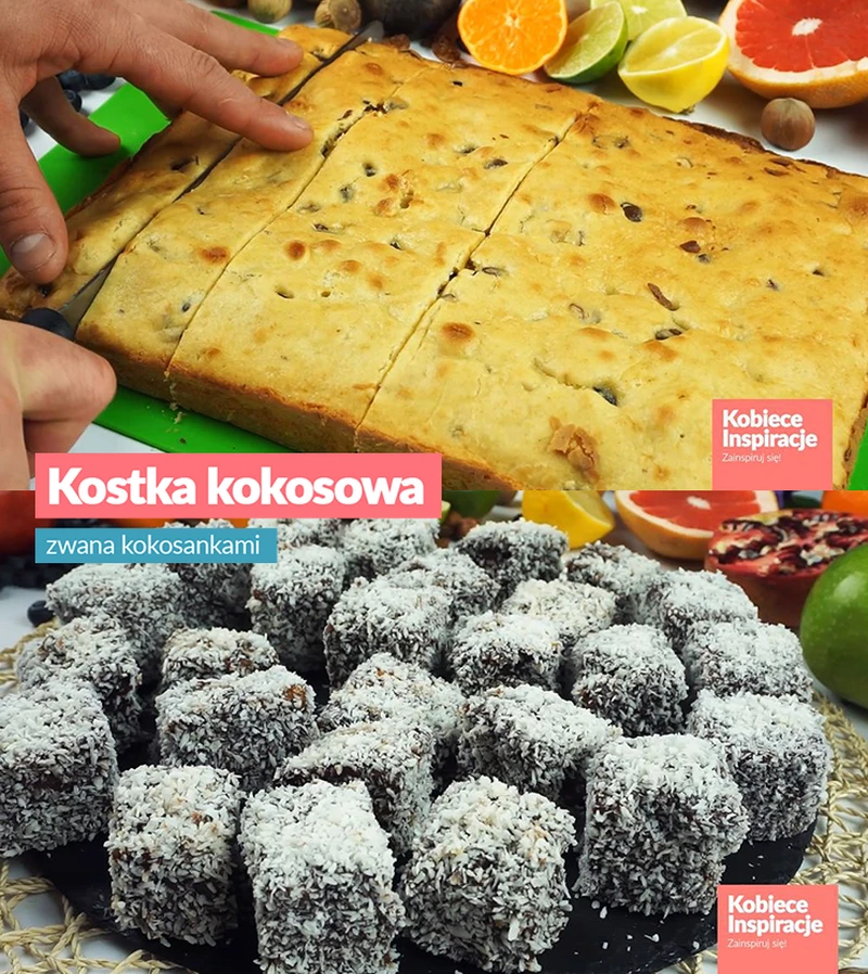 Kostka kokosowa - zwana kokosankami