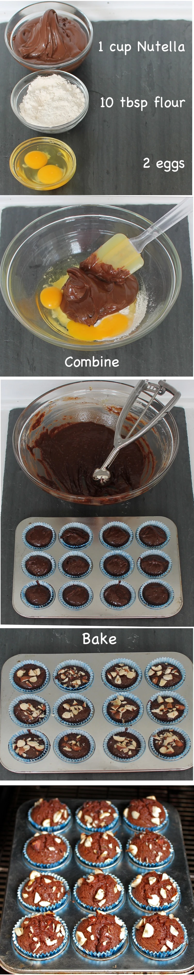 Nutellowe muffinki ;)