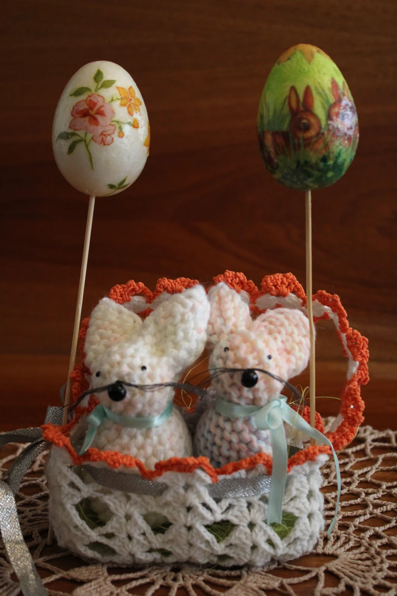 Jajeczka decoupage