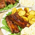 Soczyste żeberka BBQ pieczone w piekarniku