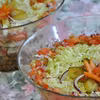Warstwowa sałatka gyros-kebab