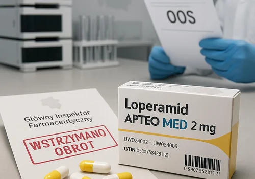 GIF w Polsce wstrzymuje obrót Loperamid APTEO MED 2 mg – nowe serie objęte decyzją