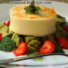 Orientalna Panna cotta na biszkoptach z limonką i matcha