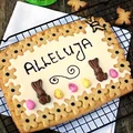 Mazurek z mleczną polewą