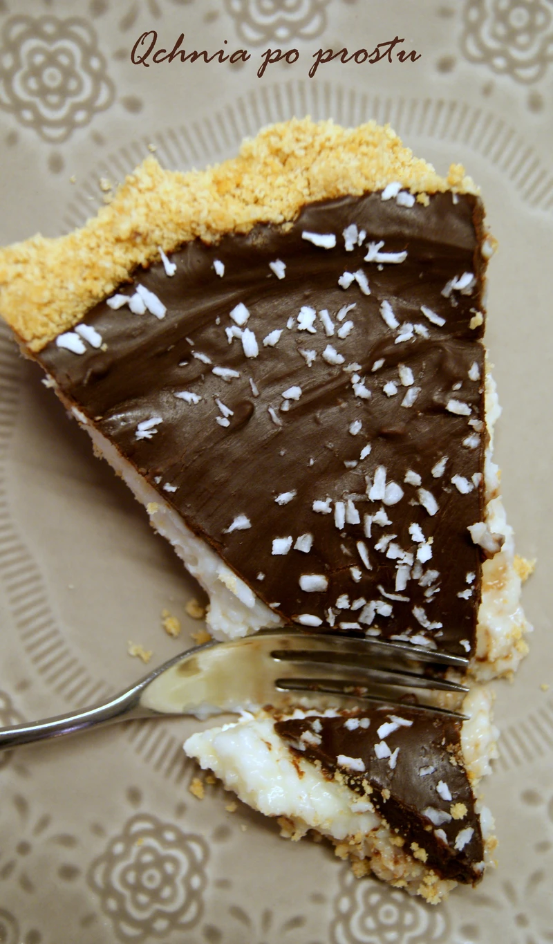 Kokosowa tarta bez pieczenia