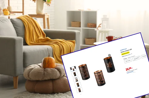 Ten szklany lampion LED z Lidla za 25 zł to hit jesieni! Zero kabli, a ażurowe wzory robią magiczny efekt