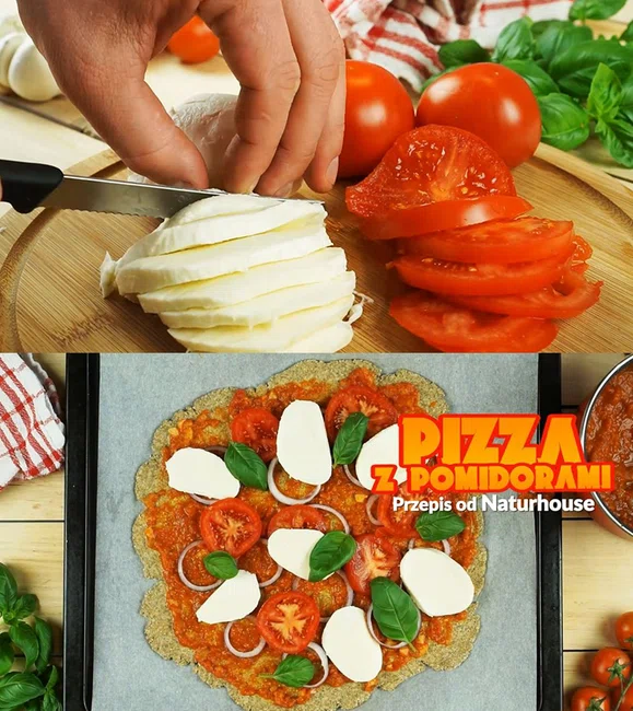 Pizza z pomidorami - przepis od Naturhouse