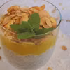 Kokosowy pudding z nasionami chia i mango