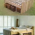 Łóżko z palet
