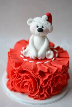 Słdoki torcik z misiem