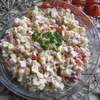 Sałatka makaronowa z szynką