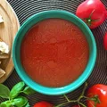 Czwartek: Chłodnik pomidorowo-bazyliowy