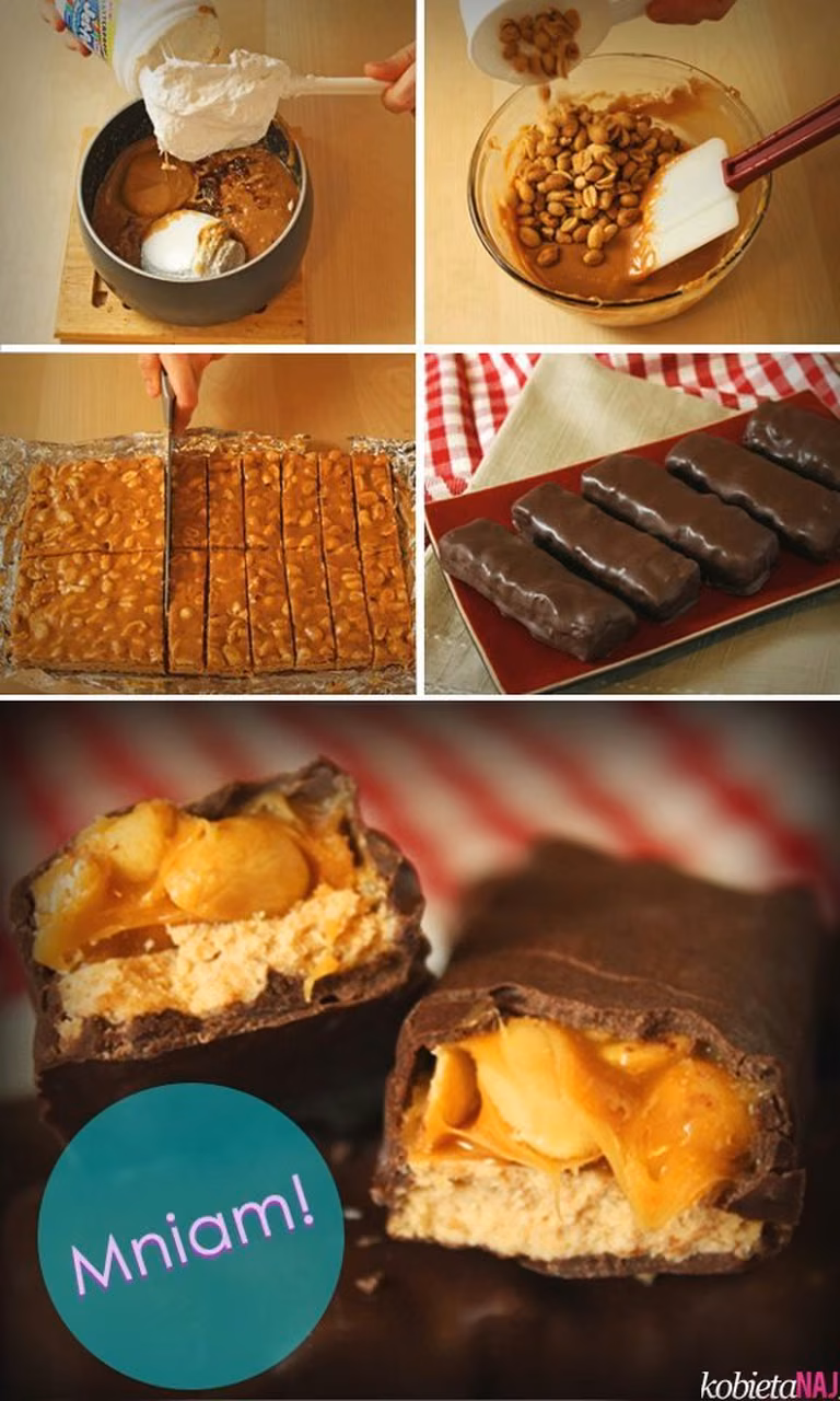 Przepis na DOMOWEGO SNICKERSA! :)
