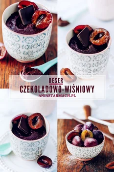 Deser czekoladowo-śliwkowy