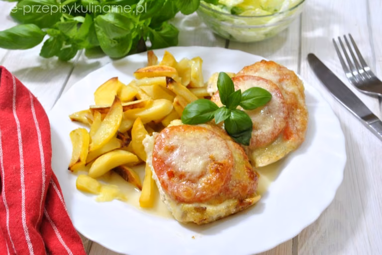 Ryba zapiekana z pomidorami i mozzarellą