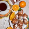 Jogurtowe mini pączki z nutą pomarańczy