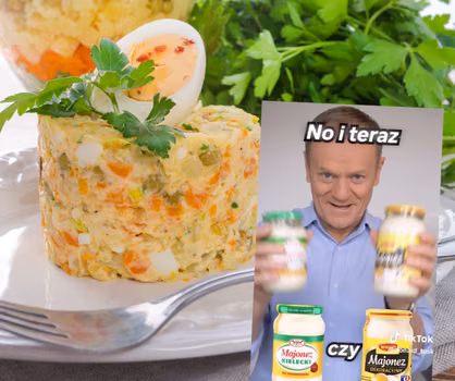 Donald Tusk wybiera najlepszy majonez? Kielecki czy Winiary?